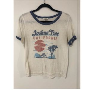 Crop tee Joshua Tree vintage feeling